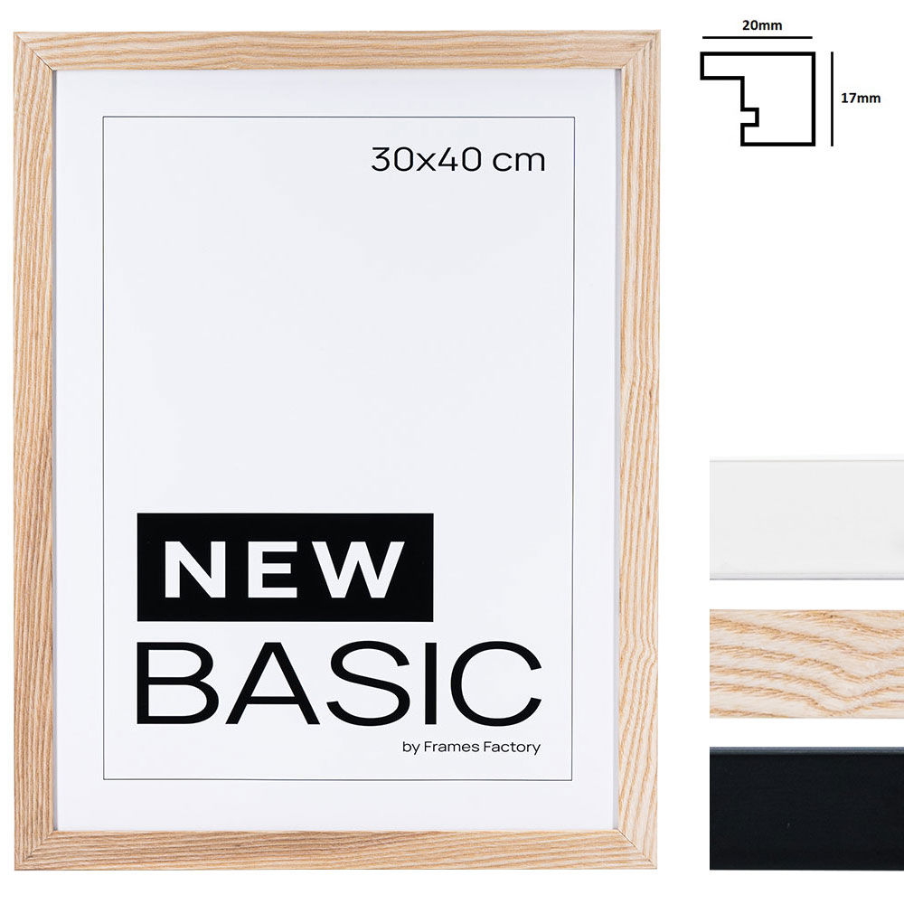 Lijst van hout New Basic 