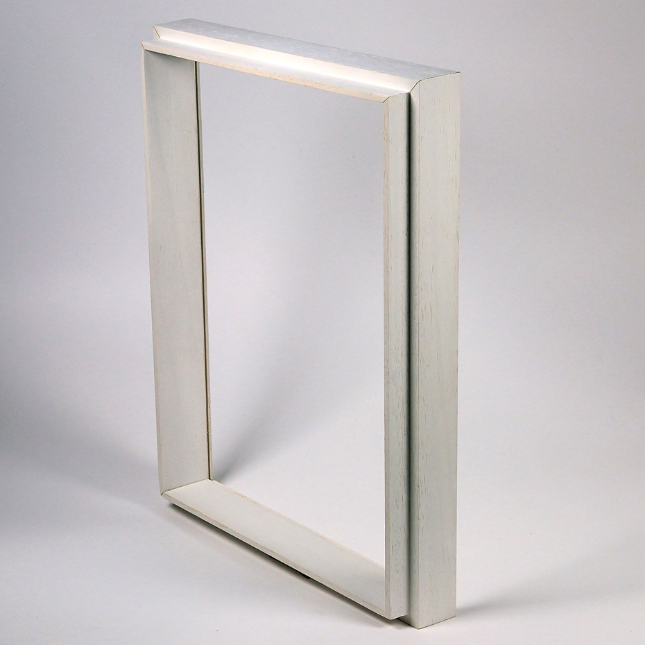 Compensatieset "Unibox" 20x30 cm | wit | lege lijst (zonder glas en achterwand)